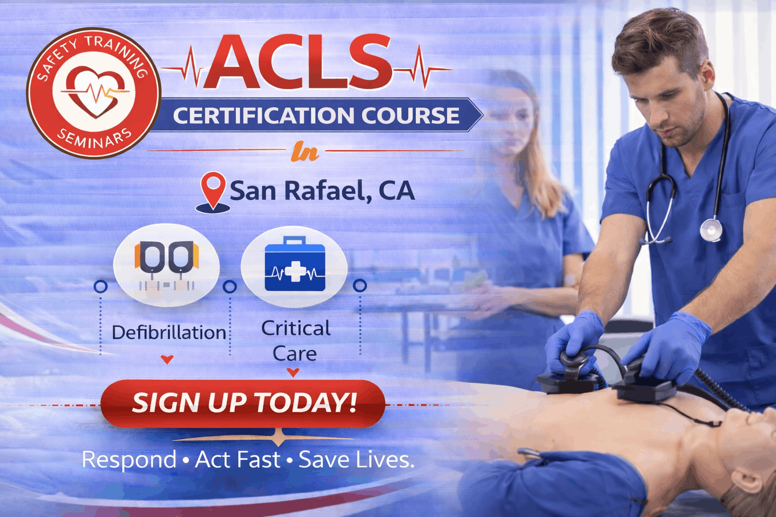 ACLS Certification Class in San Rafael, CA